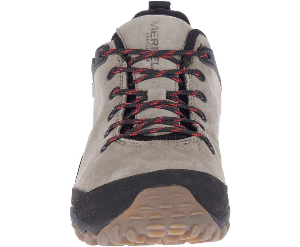 Merrell Vandresko Herre - Chameleon 8 Læder Waterproof - Grå/Sort - XSQ837521